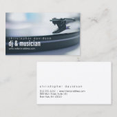 Benutzerdefinierte DJ-Turntable-Visitenkarte Visitenkarte (Vorne/Hinten)
