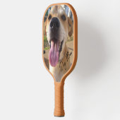 Benutzerdefinierte Dog-Foto-Mama Pickleball Schläger (Links)