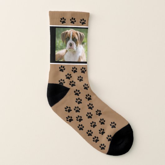Benutzerdefinierte Dog-Foto-Socken - Individuelle Socken (Rechts - Außen)