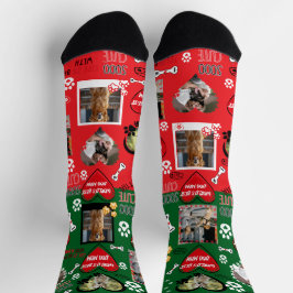 Benutzerdefinierte Dog-Gesichtssocken, Personalisi Socken