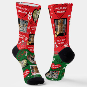 Benutzerdefinierte Dog-Gesichtssocken, Personalisi Socken