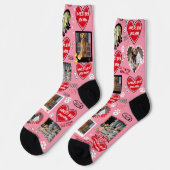 Benutzerdefinierte Dog-Gesichtssocken, Personalisi Socken (Linkes Detail)
