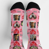 Benutzerdefinierte Dog-Gesichtssocken, Personalisi Socken (Oben)