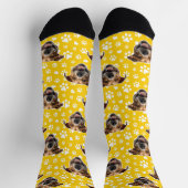 Benutzerdefinierte Dog-Gesichtssocken Socken (Oben)
