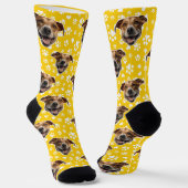 Benutzerdefinierte Dog-Gesichtssocken Socken (Gewinkelt)
