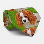 Benutzerdefinierte Dog-Heimfotokopie Krawatte (Gerollt)