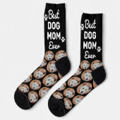 Benutzerdefinierte DOG-MAMA Personalisiertes Muste Socken (Linkes Detail)