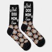Benutzerdefinierte DOG-MAMA Personalisiertes Muste Socken (Rechts)