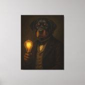 Benutzerdefinierte Dog-Portrait-Leinwand - Edelsta Leinwanddruck (Vorderseite)