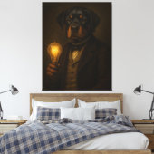 Benutzerdefinierte Dog-Portrait-Leinwand - Edelsta Leinwanddruck (Insitu (Schlafzimmer))