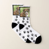 Benutzerdefinierte Dog-Socken - Fun Boxer Dog Socken (Paar)
