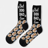 Benutzerdefinierte DOG VATER Personalisiertes Must Socken (Linkes Detail)