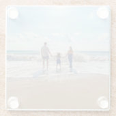 Benutzerdefinierte doppelseitige Personalisierte Glasuntersetzer (Rückseite)