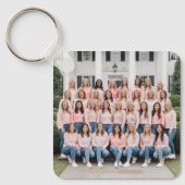 Benutzerdefinierte doppelseitige Studentinnenverbi Schlüsselanhänger (Vorderseite)