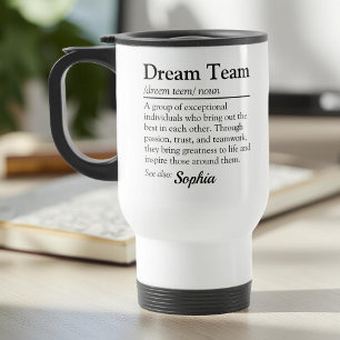 Benutzerdefinierte Dream Team Definition Büro-Team Reisebecher