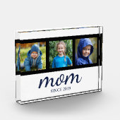 Benutzerdefinierte Drei-Foto-Mutter Fotoblock (Links)
