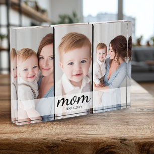 Benutzerdefinierte Drei-Foto-Mutter Fotoblock