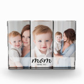 Benutzerdefinierte Drei-Foto-Mutter Fotoblock (Vorderseite)
