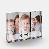 Benutzerdefinierte Drei-Foto-Mutter Fotoblock (Links)