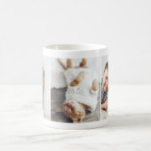 Benutzerdefinierte Drei-FotoCollage-Tasse Kaffeetasse (Mittel)