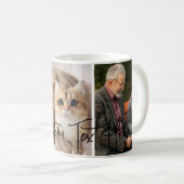 Benutzerdefinierte Drei-FotoCollage-Tasse Kaffeetasse (VorderseiteRechts)
