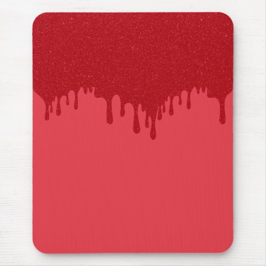 Benutzerdefinierte Drip-Tomate-Rot-Design-Mauspad Mousepad (Vorne)