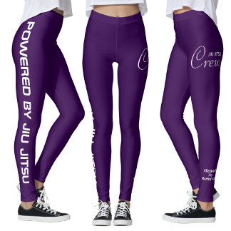 Benutzerdefinierte Druck Jiu Jitsu Crew Lila Spats Leggings