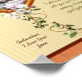 Benutzerdefinierte Druckvorlage für das Godmutter  Poster (Ecke)