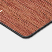 Benutzerdefinierte dunkelbraune Streifen Art auf I Schreibtischunterlage (Ecke)