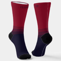 Benutzerdefinierte dunkle Navyblau-Rot-Marone-Farb