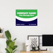 Benutzerdefinierte E-Mail-Adresse des Unternehmens Poster (Heimbüro)