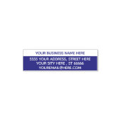 Benutzerdefinierte E-Mail-Adresse Selbstfarbige Br Permastempel (Design)