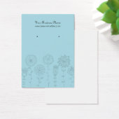 Benutzerdefinierte Earring-Card für hellblaue Mod- (Schreibtisch)