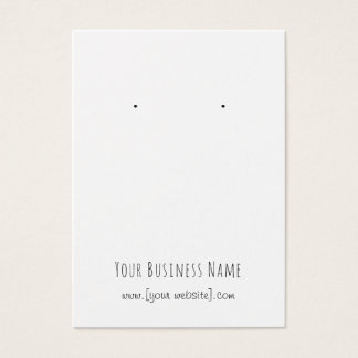 Benutzerdefinierte Earring-Karte für die einfache 