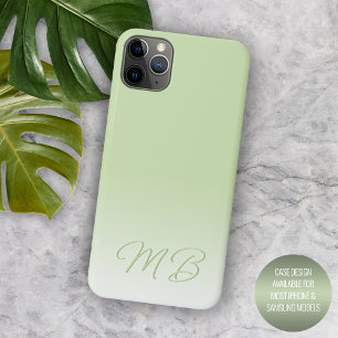 Benutzerdefinierte einfache Eleganlight Lime Green Case-Mate iPhone Hülle