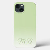 Benutzerdefinierte einfache Eleganlight Lime Green Case-Mate iPhone Hülle (Rückseite)