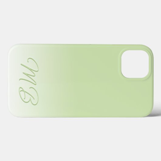 Benutzerdefinierte einfache Eleganlight Lime Green Case-Mate iPhone Hülle (Rückseite (Horizontal))