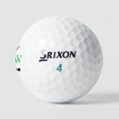 Benutzerdefinierte einfache, elegante Monogram-Grü Golfball (Logo)