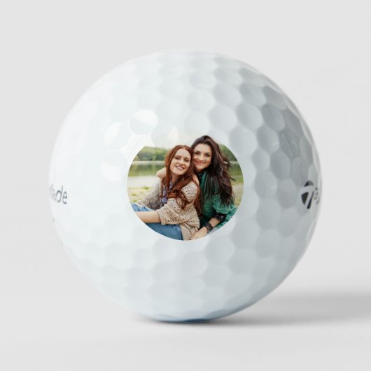 Benutzerdefinierte einfache Foto-Golfbälle Golfball (Vorderseite)