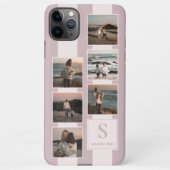 Benutzerdefinierte einfache Fotos auf Pastellfarbe iPhone Hülle (Rückseite)