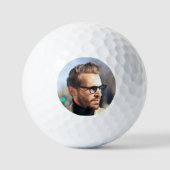 Benutzerdefinierte einfache Golfbälle mit Bild (Vorderseite)