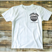 Benutzerdefinierte, einfache Logos und Text-Untern T-Shirt