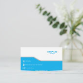 Benutzerdefinierte einfache Visitenkarte (Stehend Vorderseite)