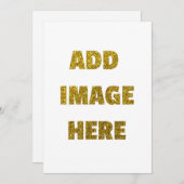 Benutzerdefinierte Einladung (Vorne/Hinten)