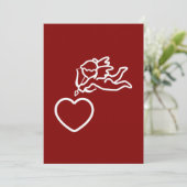benutzerdefinierte Einladung Cupid Strikes (Stehend Vorderseite)
