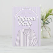 Benutzerdefinierte Einladung - Mädchen-Pyjama-Schl (Stehend Vorderseite)