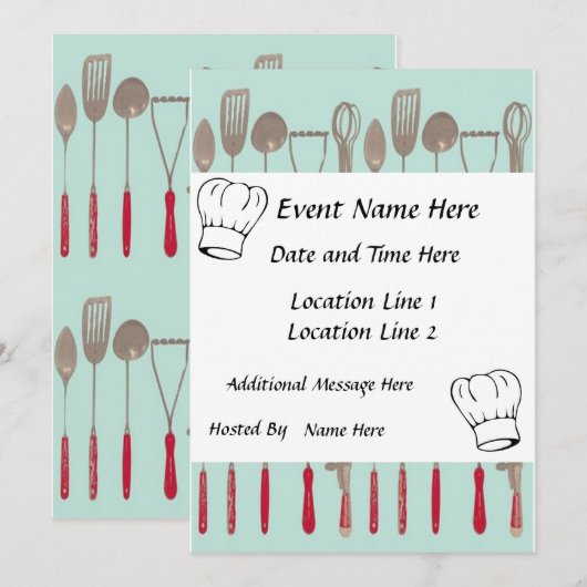 Benutzerdefinierte Einladungen (Vorne/Hinten)