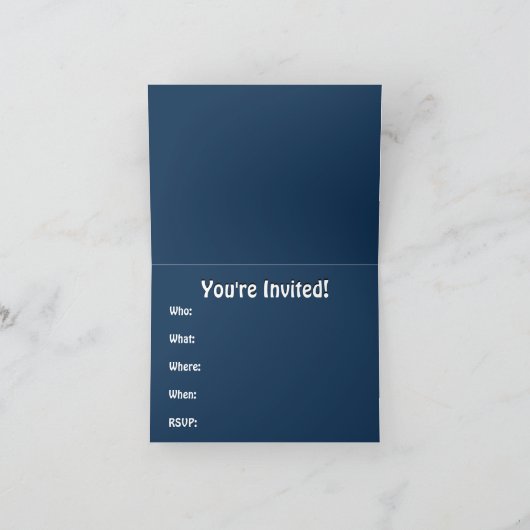 Benutzerdefinierte Einladungen für Black Cat Cards (Innenseite)