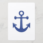 Benutzerdefinierte Einladungen für Nautical Weddin (Rückseite)