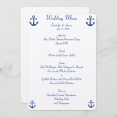 Benutzerdefinierte Einladungen für Nautical Weddin (Vorne/Hinten)